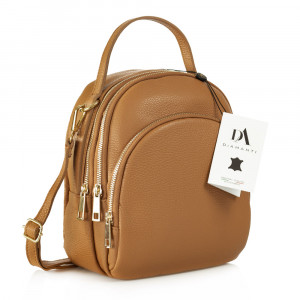 Rucsac dama din piele naturala DiAmanti Amato Cuoio